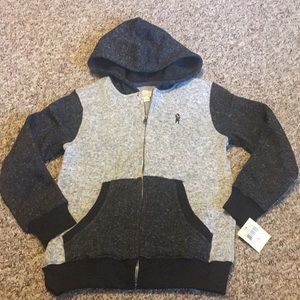 New Lucky Brand Boys Jacket Size Small Black Gray
